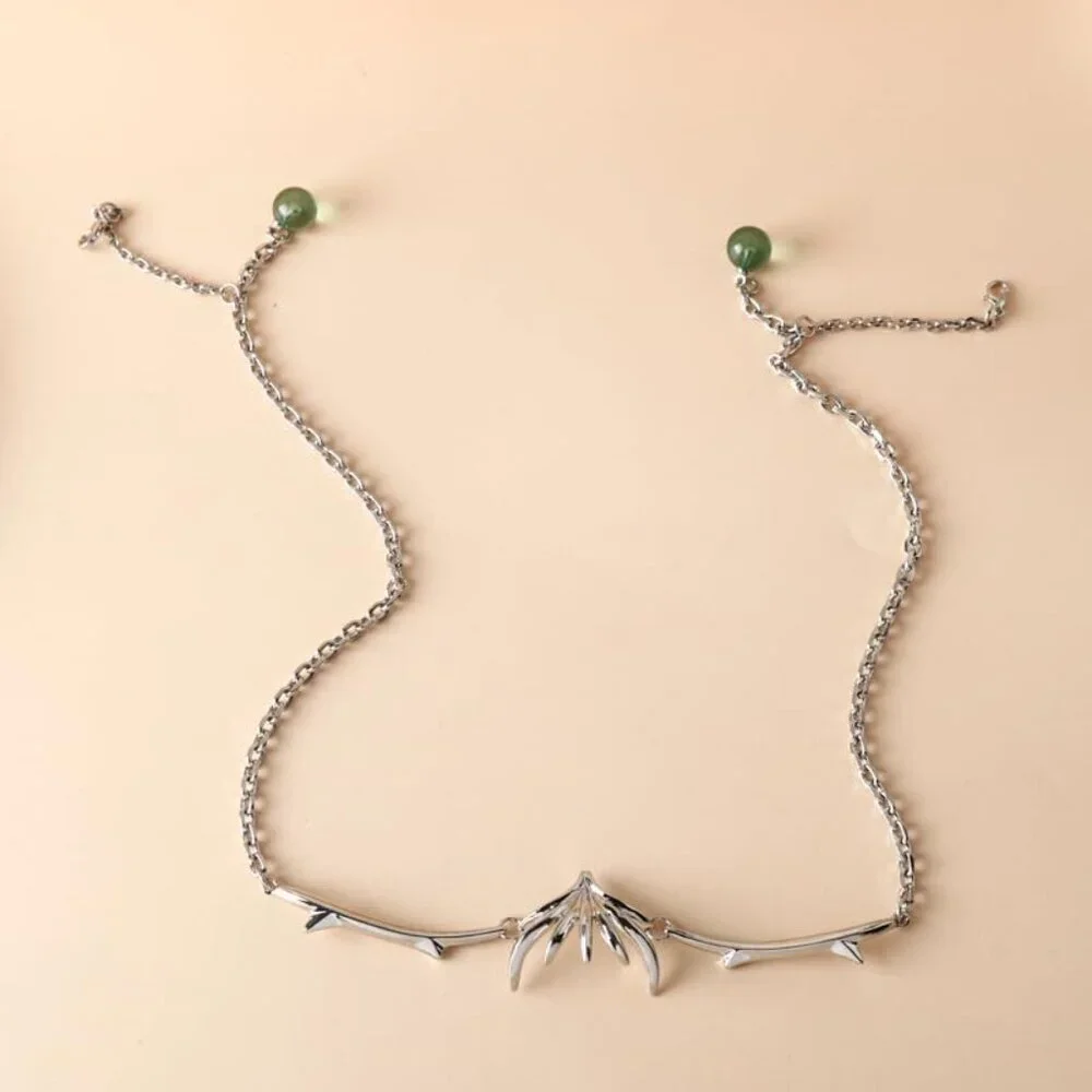 Punk Mechanical Face Chain for Women Halloween Accessories Cyberpunk Shaped Adju